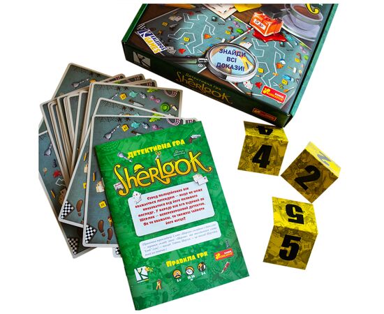 Настольная игра Ранок Детективная игра. Sherlook (4823076153885), изображение 5
