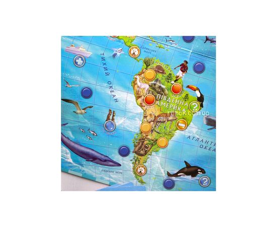 Настольная игра Ранок 3 в 1. Путешествуем по миру (4823076146115), изображение 5