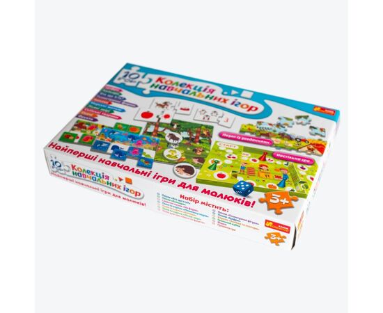 Настольная игра Ранок 10 ИГР. Коллекция обучающих игр (4823076278922), изображение 2