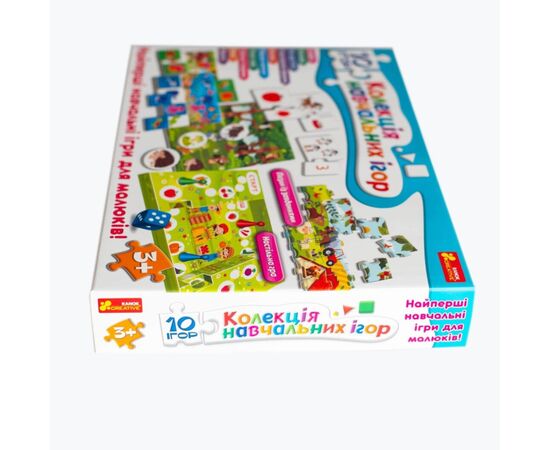 Настольная игра Ранок 10 ИГР. Коллекция обучающих игр (4823076278922), изображение 3