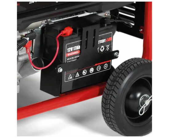 Генератор Einhell TC-PG 8000 3-фазний, 230V/400V, 8.0кkW, електростартер, AVR 25л (4152640), зображення 4