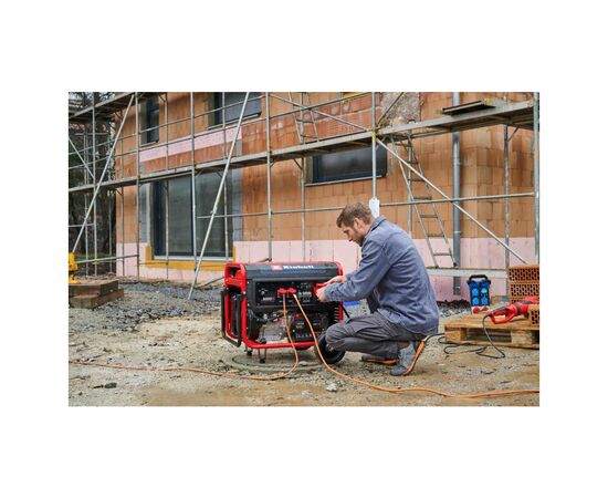 Генератор Einhell TC-PG 8000 3-фазний, 230V/400V, 8.0кkW, електростартер, AVR 25л (4152640), зображення 6