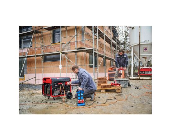 Генератор Einhell TC-PG 8000 3-фазний, 230V/400V, 8.0кkW, електростартер, AVR 25л (4152640), зображення 7