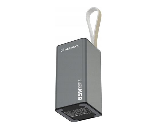 Батарея универсальная Wozinsky 30000mAh, K65+ 65W 30000mAh 2*USB-C, USB-A (5907769364457), изображение 5