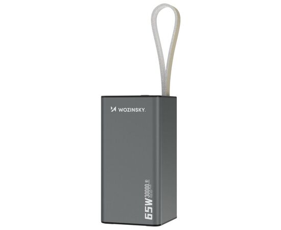 Батарея универсальная Wozinsky 30000mAh, K65+ 65W 30000mAh 2*USB-C, USB-A (5907769364457)