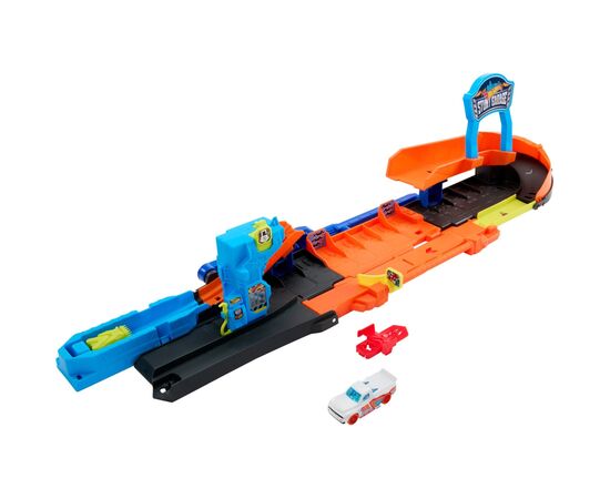 Автотрек Hot Wheels City Гараж-трансформер для трюков (JHL94), изображение 2