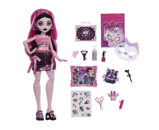 Лялька Monster High сюрприз Таємні ритуали краси Дракулори (JHK43), зображення 2