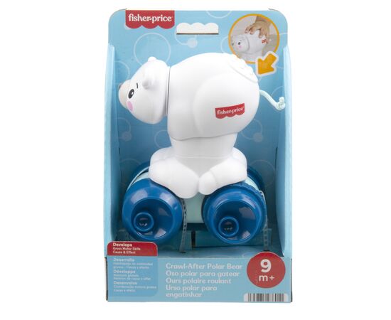 Развивающая игрушка Fisher-Price Полярный мишка Ползи за мной (JDL63), изображение 4
