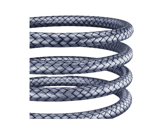 Кабель мультимедийный 3.5mm M to 3.5mm M 1.2m gray Essager (EYP35-DY0G), изображение 3