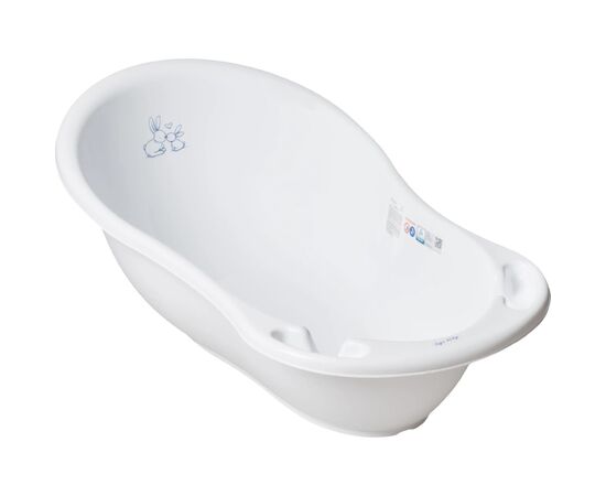 Ванночка Tega Baby Взі зливом Bunny 86 см white (KR-004-103)