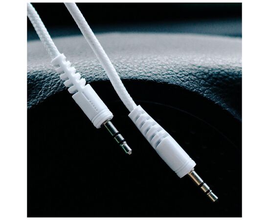 Кабель мультимедийный 3.5mm M to 3.5mm M 1.0m white XQISIT (4029948026954), изображение 2