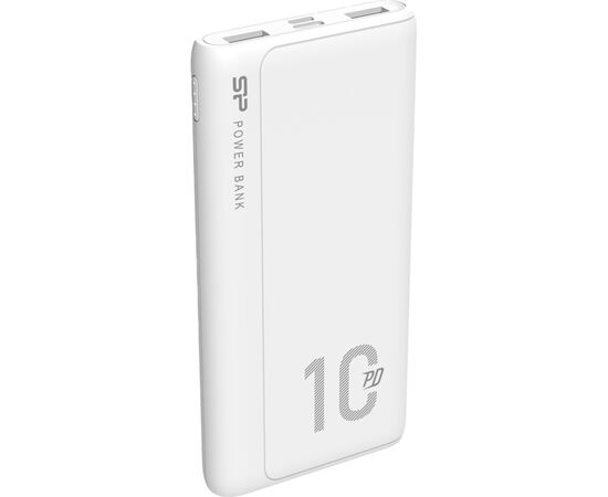 Батарея универсальная Silicon Power 10000mAh QP15 White (SP10KMAPBKQP150W), изображение 2