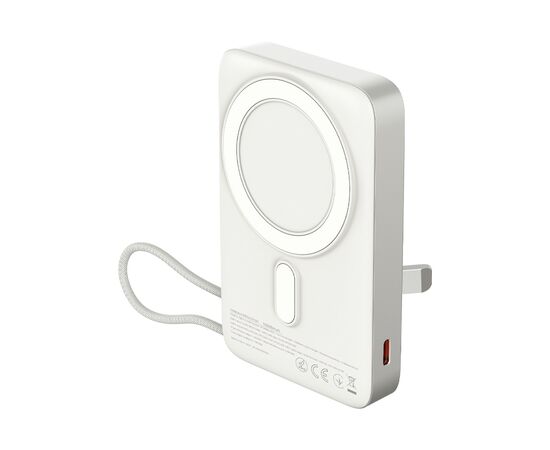 Батарея универсальная Sigma X-power SI10A8QL-MAG silver 10000mAh, Magnetic wireless 15W, charge iWatch, PD+QC, 22,5W max (4827798161012), изображение 4