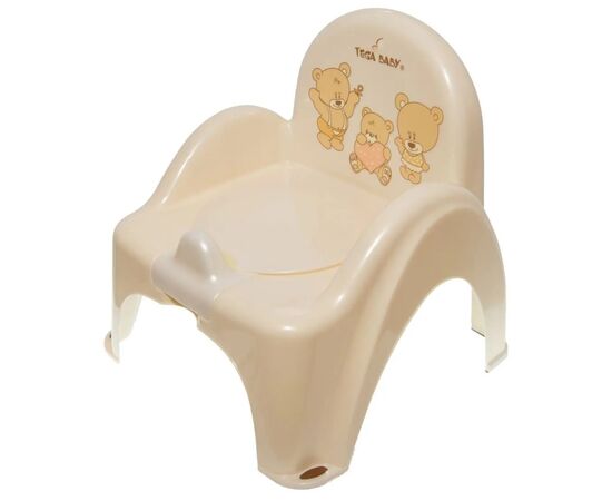 Горшок Tega Baby Teddy Bear стілець дитячий антиковзкий beige (MS-012-119)