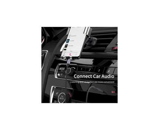 Кабель мультимедийный USB-C to 3.5mm M 1.0m gray Essager (EZJE02-0G), изображение 4