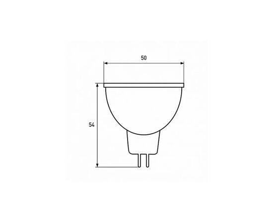 Лампочка Eurolamp LED SMD MR16 3W GU5.3 4000K 220V (LED-SMD-03534(P)), изображение 3