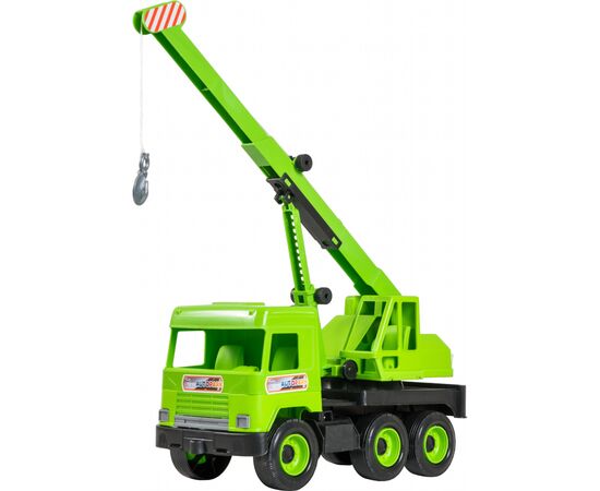 Спецтехника Tigres Авто "Middle truck" кран (св. зеленый) в коробке (39483)