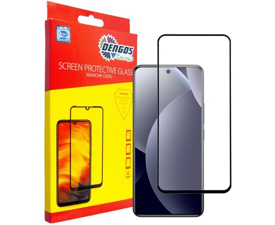 Скло захисне Dengos Full Glue Xiaomi Redmi Note 15 Pro 5G Black (TGFG-427)