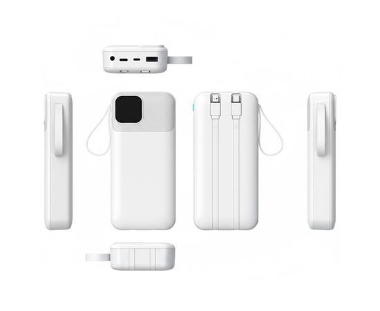 Батарея универсальная TheGeneral 20000mah Voltix, 22.5W Fast Charge PD White (40012819-08), изображение 4