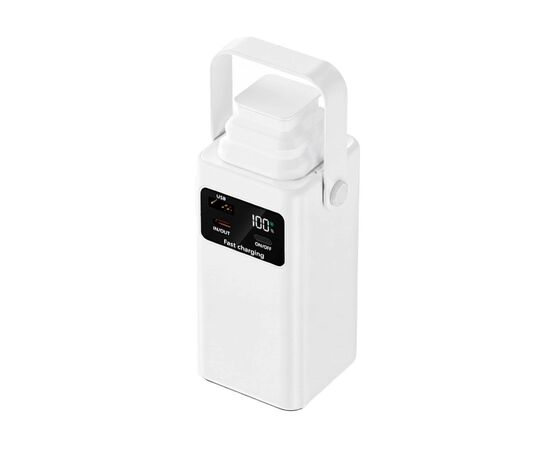 Батарея универсальная TheGeneral 20000mah Glim, 22.5W Fast Charge PD Lamp White (40012919-08)