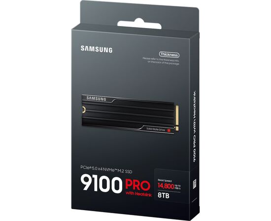 Накопичувач SSD M.2 2280 8TB 9100 PRO Heatsink Samsung (MZ-VAP8T0CW), зображення 9