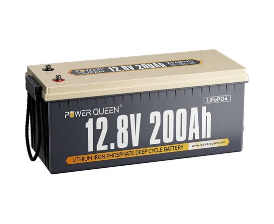 Батарея LiFePo4 Power Queen 12.8V 200Ah BMS 150A (P12V200-100-BASIC-8-A160)