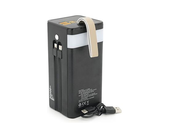 Батарея универсальная 7GO 50000mAh PD/22.5 Solar Black (GPW-01 / 45006), изображение 3