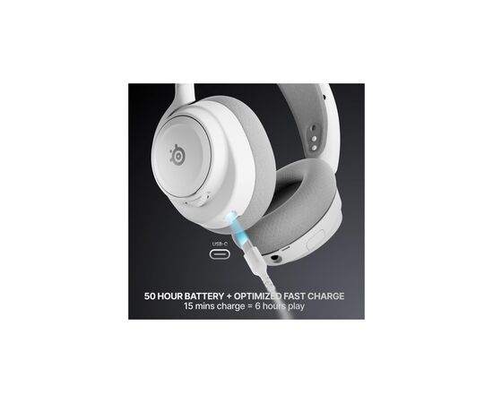 Наушники SteelSeries Arctis Nova 7 Gen 2 Wireless White (61731), изображение 8