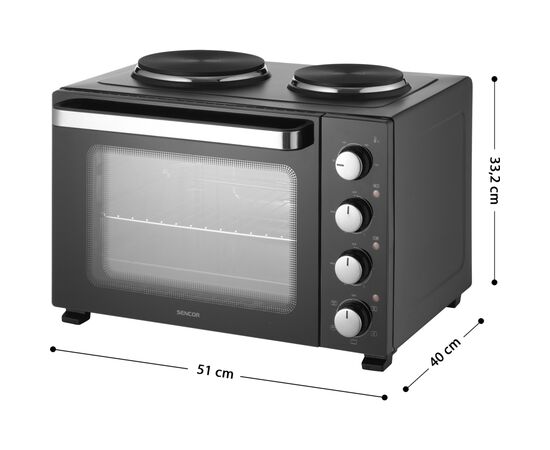 Электропечь Sencor SEO3500BK, изображение 8