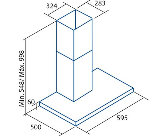 Вытяжка кухонная Cata LEGEND 6000 XGBK (02060208), изображение 2