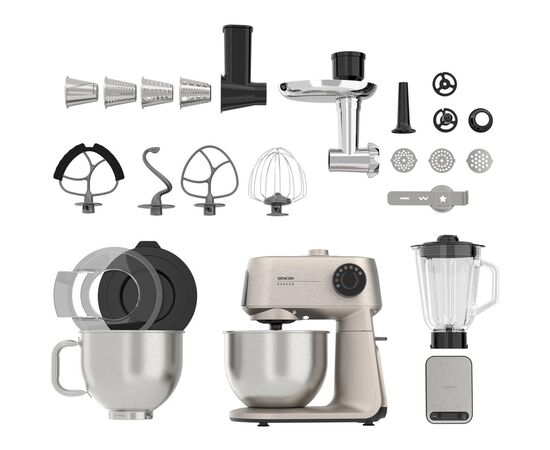 Кухонный комбайн Sencor STM7651WS, изображение 2