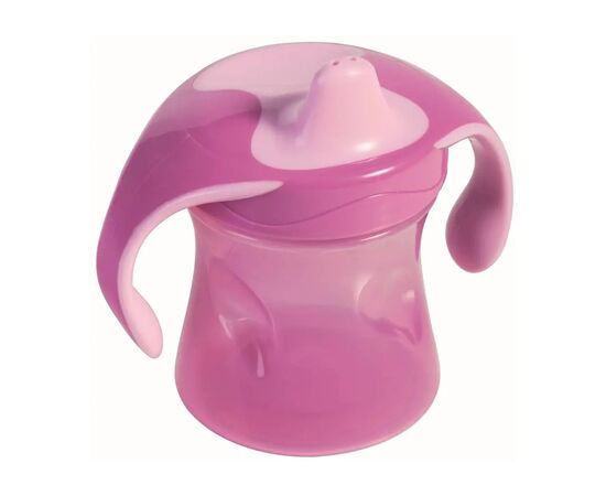Поильник-непроливайка Baby-Nova з ручками рожева 220 м (3966043)