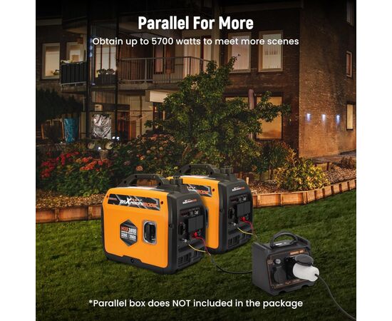 Генератор maXpeedingRODS MXR3800 инверторный 3,2 kW, 220V, 50Hz, 4л, ручной запуск (mxr3800), изображение 3