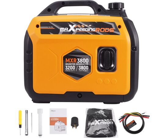 Генератор maXpeedingRODS MXR3800 инверторный 3,2 kW, 220V, 50Hz, 4л, ручной запуск (mxr3800), изображение 7