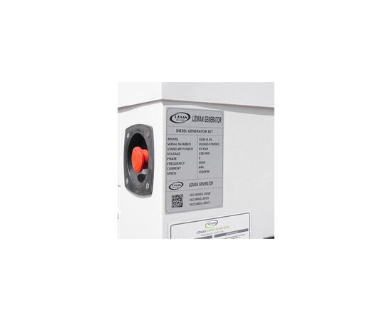 Генератор UZMAN IYI-R-44 дизельный Ricardo K4102ZD 44 KVA/35KW, трехфазный 230/400V, 50Hz, 100 л, 2200x900x1200 (IYI-R-44), изображение 2