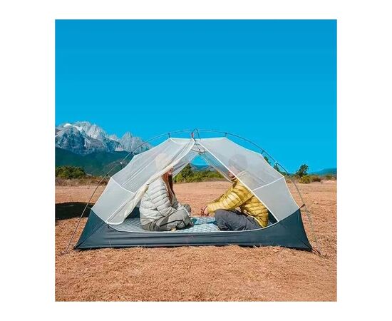 Намет Naturehike надлегкий двомісний Mongar CNK2550WS016, 15D, сiрий (6927595770504), зображення 3