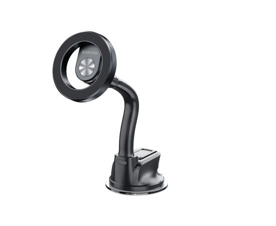 Универсальный автодержатель Canyon Magnetic car holder OnGrip 12 suction + air vent Black (CNS-CCHM12), изображение 2