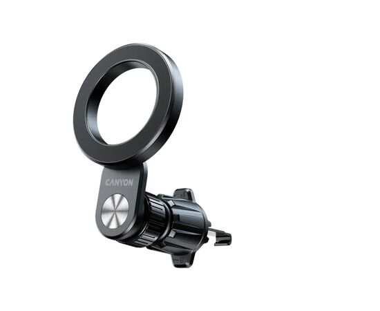 Универсальный автодержатель Canyon Magnetic car holder OnGrip 12 suction + air vent Black (CNS-CCHM12), изображение 8