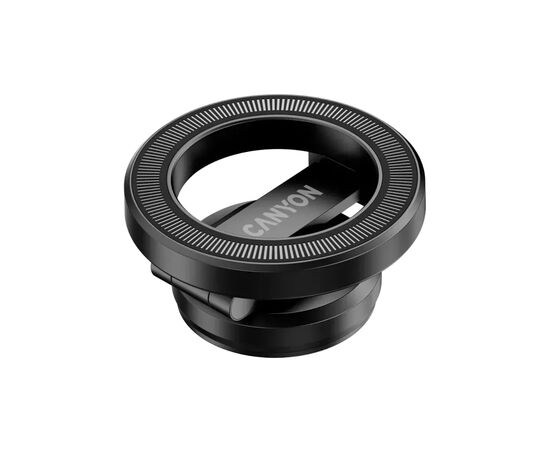 Універсальний автотримач Canyon Magnetic phone holder OnGrip 10 aluminum Black (CNS-CCHM10), зображення 5