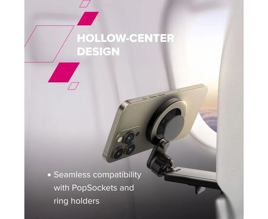 Тримач для смартфонів Canyon Magnetic travel holder OnGrip 11 clip mount Black (CNS-CCHM11), зображення 7