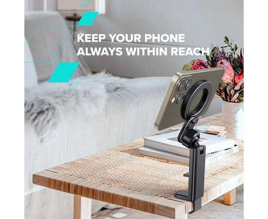 Тримач для смартфонів Canyon Magnetic travel holder OnGrip 11 clip mount Black (CNS-CCHM11), зображення 9