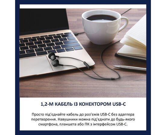 Наушники Philips TAE5008BK/00 USB-C Black (TAE5008BK/00), изображение 6