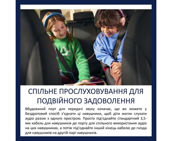 Навушники Philips TAK2000CT/00 USB-C/3,5 мм Blue/Green (TAK2000CT/00), зображення 4