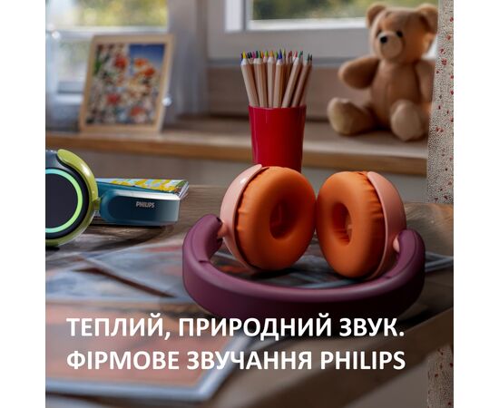 Наушники Philips TAK4200CT/00 Wireless Blue/Green (TAK4200CT/00), изображение 11