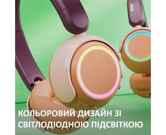 Наушники Philips TAK4200MP/00 Wireless Burgundy/Orange (TAK4200MP/00), изображение 7