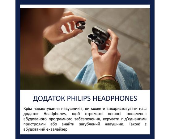 Наушники Philips TAQ2000BK/00 Wireless Black (TAQ2000BK/00), изображение 7