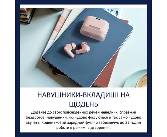Наушники Philips TAT2000PK/00 Wireless Beige (TAT2000PK/00), изображение 5