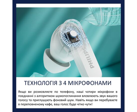 Наушники Philips TAT2000WT/00 Wireless White (TAT2000WT/00), изображение 9