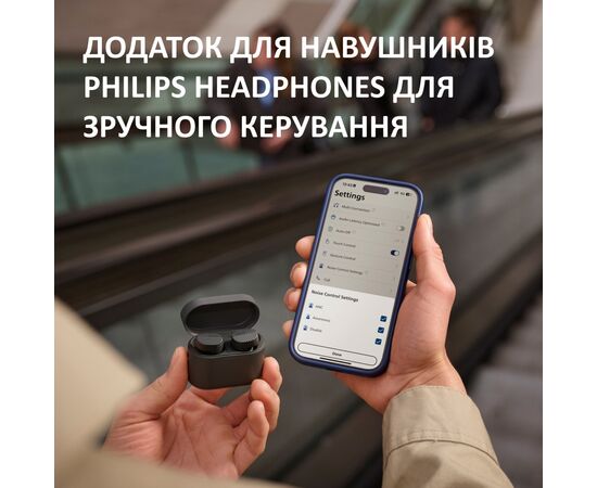Наушники Philips TAT5000BK/00 Wireless Black (TAT5000BK/00), изображение 5