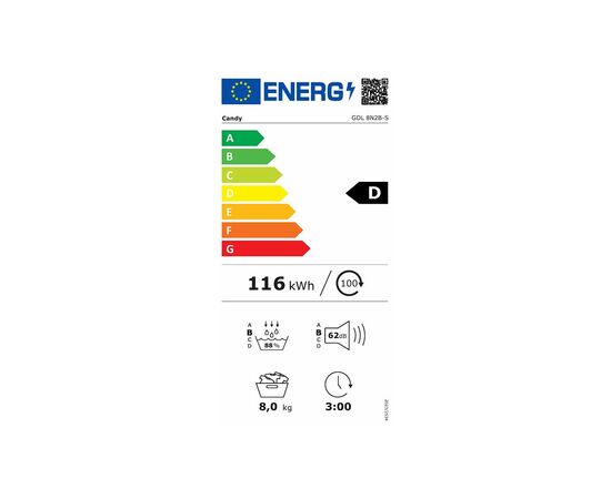 Сушильная машина Candy GDL8N2B-S, изображение 8